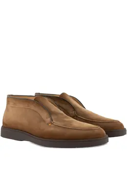 Santoni: Коричневые ботинки 