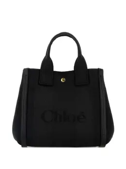 Chloé: Чёрная сумка-шоппер 