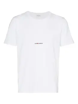 Saint Laurent: Футболка с принтом 