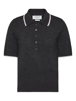 Thom Browne: Тёмное поло 