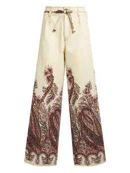 ETRO: Джинсы с принтом 