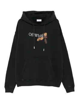Off-White: Чёрная толстовка  Arrow
