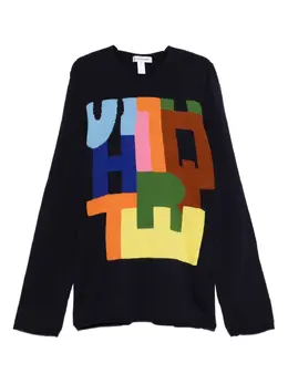 Comme Des Garçons Shirt: Многоцветный свитер 