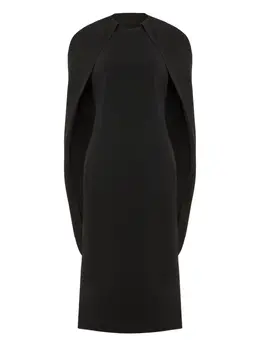 Alberta Ferretti: Чёрный плащ 