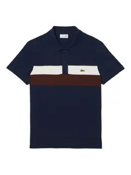Lacoste: Синее поло 