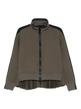 sacai: Куртка цвета хаки 