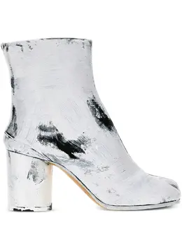 Maison Margiela: Белые ботинки  Tabi