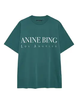 ANINE BING: Футболка с принтом 