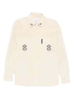 Maison Labiche: Рубашка с растительным принтом 