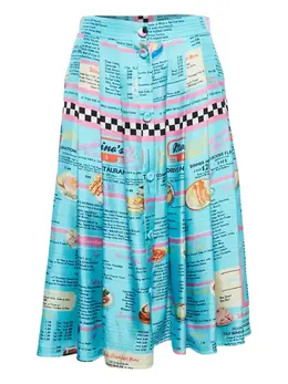 Moschino Pre-Owned: Юбка с принтом 