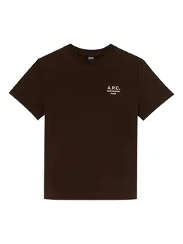 A.P.C.: Футболка  Rue Madame с принтом