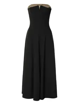 Alberta Ferretti: Расклешённое платье 