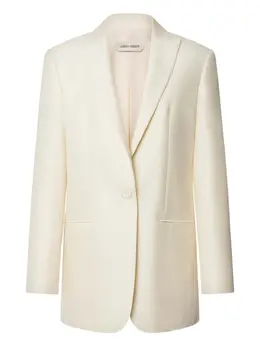 Alberta Ferretti: Белый жакет 