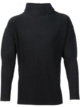 Homme Plissé Issey Miyake: Чёрная футболка 