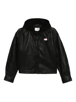 AAPE BY *A BATHING APE®: Чёрная куртка 