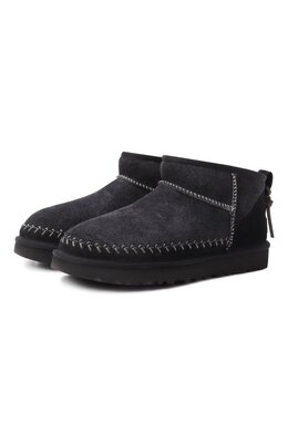 UGG: Чёрные угги  Ultra Mini