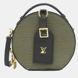Louis Vuitton: Чёрная сумка  Épi