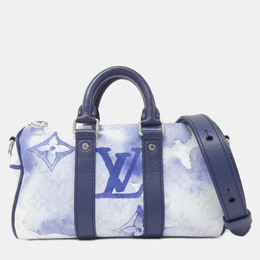 Louis Vuitton: Блакитні сумки  Keepall