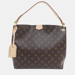 Louis Vuitton: Коричневая сумка 