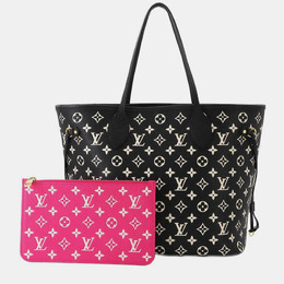 Louis Vuitton: Чорні сумки шопери  Neverfull MM