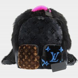 Louis Vuitton: Коричневый рюкзак 