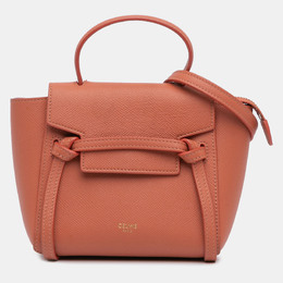 Celine: Оранжевая поясная сумка 