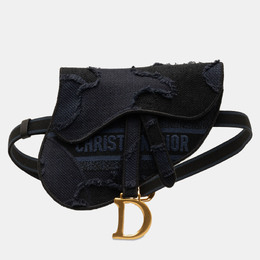 Dior: Голубая поясная сумка 