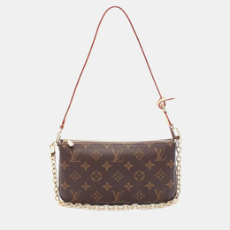 Louis Vuitton: Коричневая сумка  Pochette Accessoires