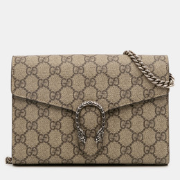 Gucci: Бежевый кошелёк  GG Supreme