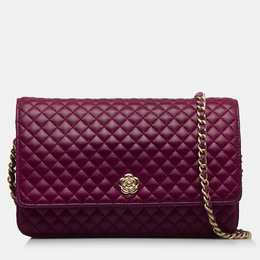 Chanel: Фиолетовый кошелёк 