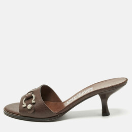 Salvatore Ferragamo: Коричневые сандалии 