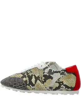 Marni: Бежевые кроссовки 