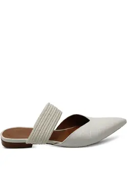 Malone Souliers: Белые сабо 