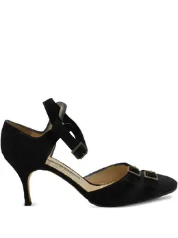 Manolo Blahnik: Чёрные сандалии 