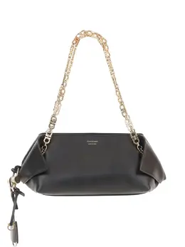 Ferragamo: Чёрная сумка 