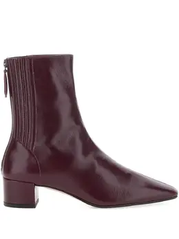 Aquazzura: Бордовые ботинки 