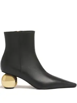 Marni: Чёрные ботинки 