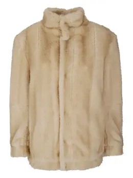 MM6 Maison Margiela: Шуба из искусственного меха 