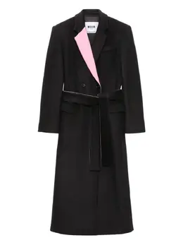 MSGM: Двубортное пальто 