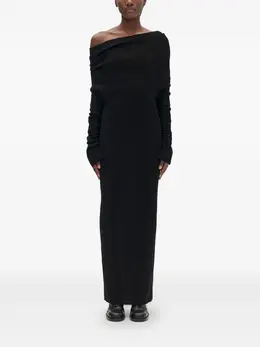 Ann Demeulemeester: Платье с открытыми плечами 