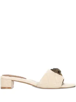 Kurt Geiger London: Белые сандалии 