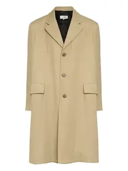 MM6 Maison Margiela: Однобортное пальто 