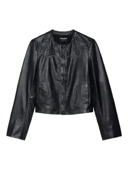 Zadig&Voltaire: Кожаная куртка 