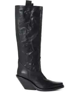 Ann Demeulemeester: Чёрные ботинки 