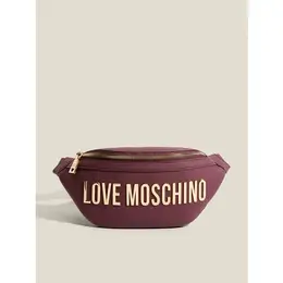 LOVE MOSCHINO: Бордовая сумка 
