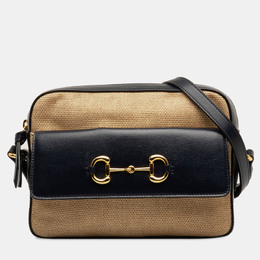 Gucci: Голубая сумка  Horsebit 1955