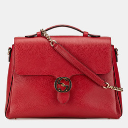 Gucci: Красная сумка  Interlocking G