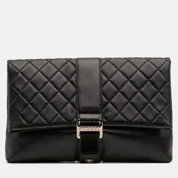 Chanel: Чёрный клатч 