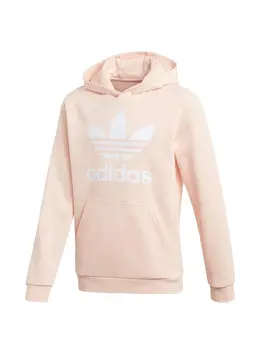 adidas: Розовая толстовка  Trefoil