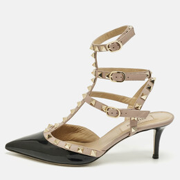 Valentino: Чорні туфлі  Rockstud